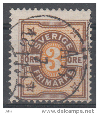 D1878 - Sweden Mi.Nr. 52 O/used - Oblitérés