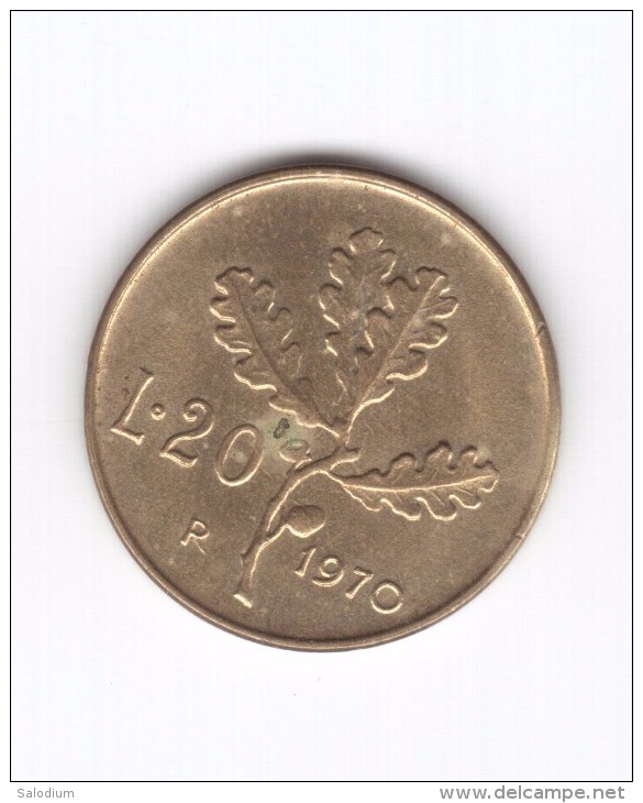 20 Lire 1970 (Id-367) - 20 Liras