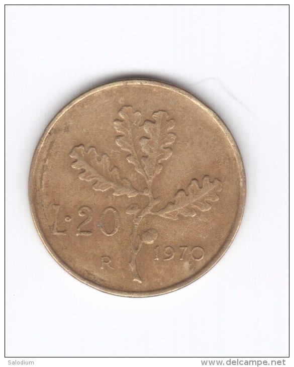 20 Lire 1970 (Id-368) - 20 Lire