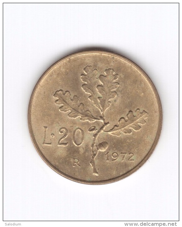 20 Lire 1972 (Id-369) - 20 Liras