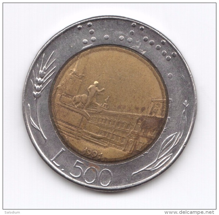 500 Lire 1991 (Id-431) - 500 Lire