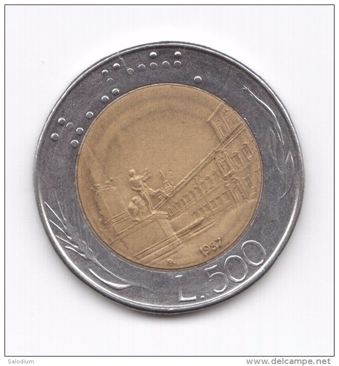 500 Lire 1987 (Id-432) - 500 Liras