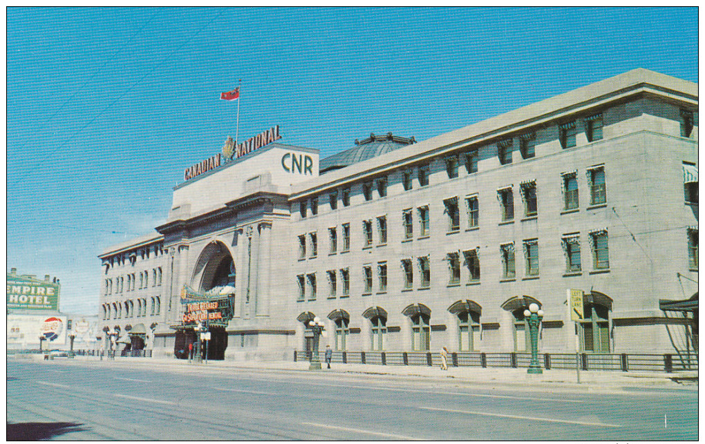 CNR Station , WINNIPEG , Manitoba , Canada , 50-60s - Winnipeg