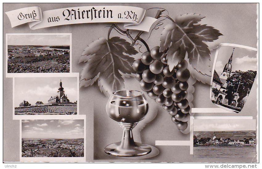 AK Gruß Aus Nierstein - Mehrbildkarte - 1959 (16318) - Nierstein