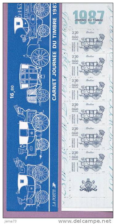 N° 2469 Bloc Carnet: Journée Du Timbre De 1987  Berline - Dag Van De Postzegel