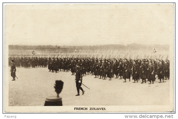 #2062 - Défilé De Zouaves « Types Of The Allied Armies - French Zouaves » - Guerra 1914-18