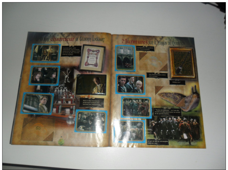 Album Figurine PANINI -  Harry Potter Et La Chambre Des Secrets -  2002 - Manque 60 Images - French Edition