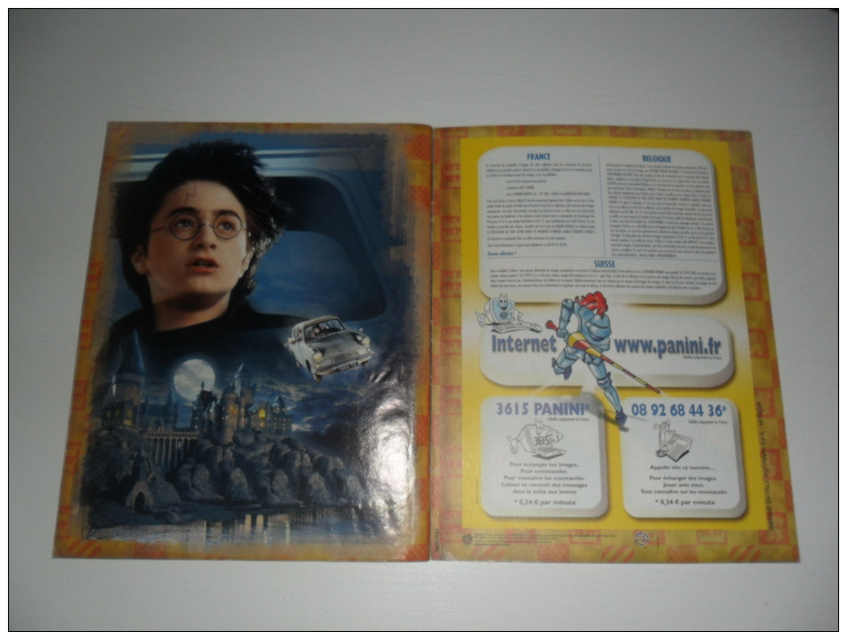 Album Figurine PANINI -  Harry Potter et la Chambre des Secrets -  2002 - Manque 60 images