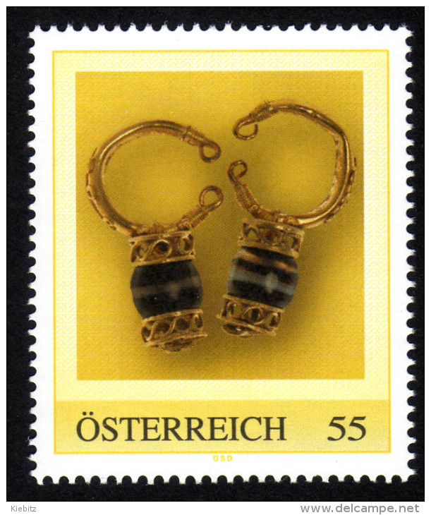 ÖSTERREICH 2009 ** Archäologie, Römische Ohrringe - PM Personalized Stamp - MNH - Archéologie