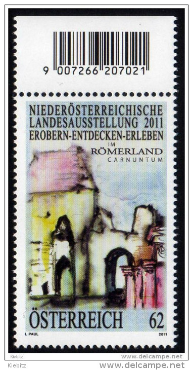 ÖSTERREICH 2011 ** Römerland Carnuntum - MNH - Archaeology