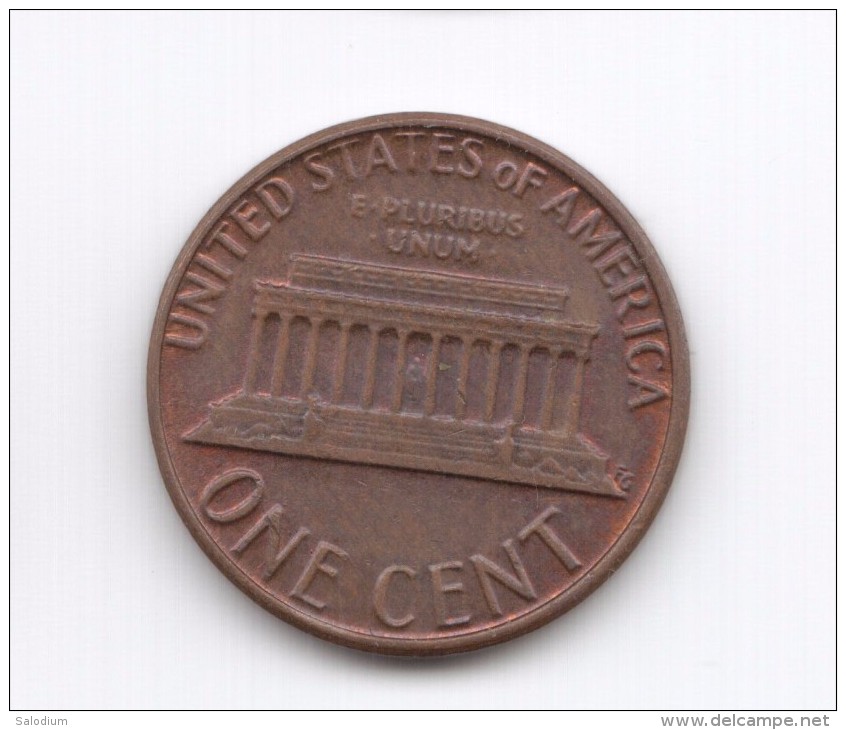 1 Cent 1981 USA (Id-470) - 1959-…: Lincoln, Memorial Reverse