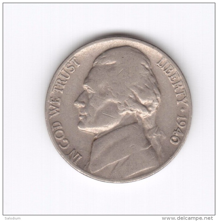 5 Cents 1940 USA (Id-460) - E.Cents De 2, 3 & 20