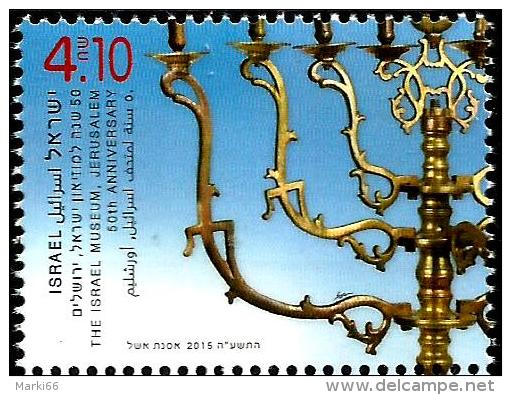 Israel - 2015 - Hanukkah Lamp - Mint Stamp - Nuevos (sin Tab)