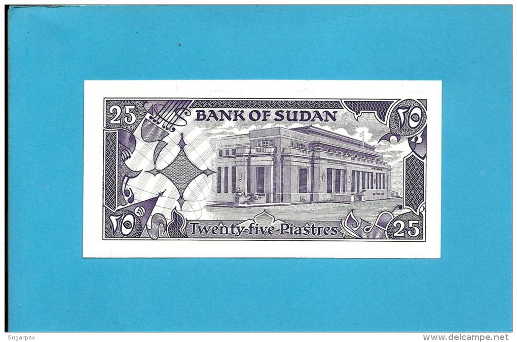 SUDAN - 25 PIASTRES - 1987 - P 37 - UNC. - 2 Scans - Soudan