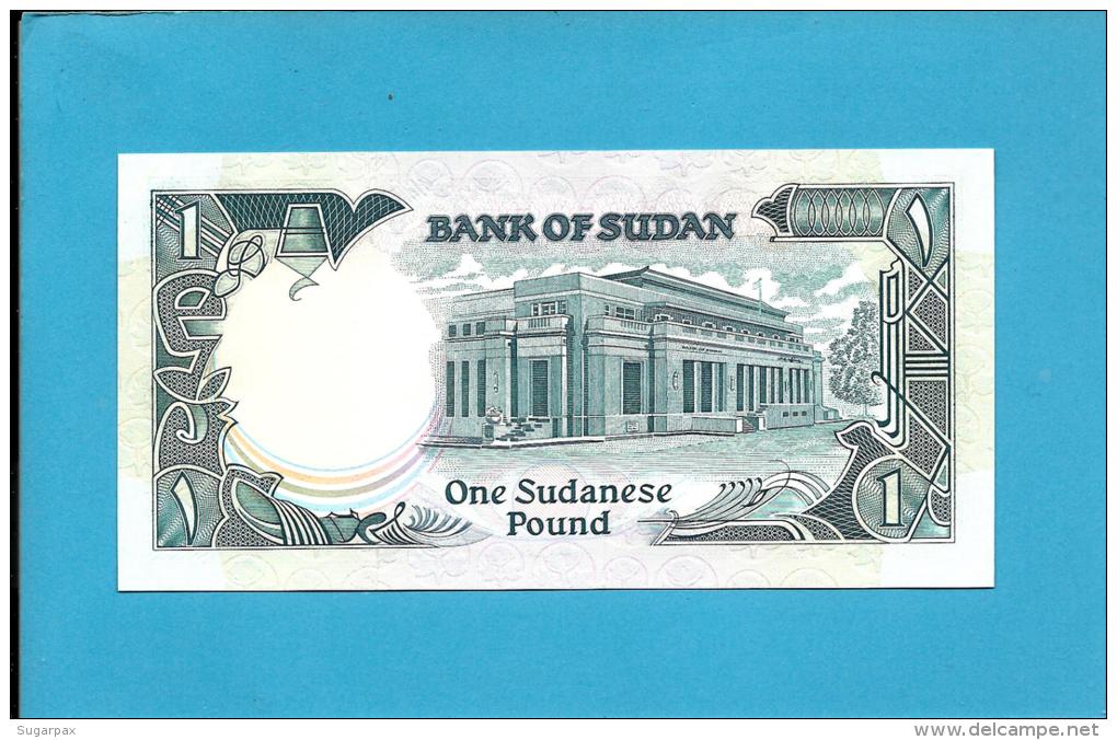 SUDAN - 1  SUDANESE POUND - 1987 - P 39 - UNC. - 2 Scans - Soudan