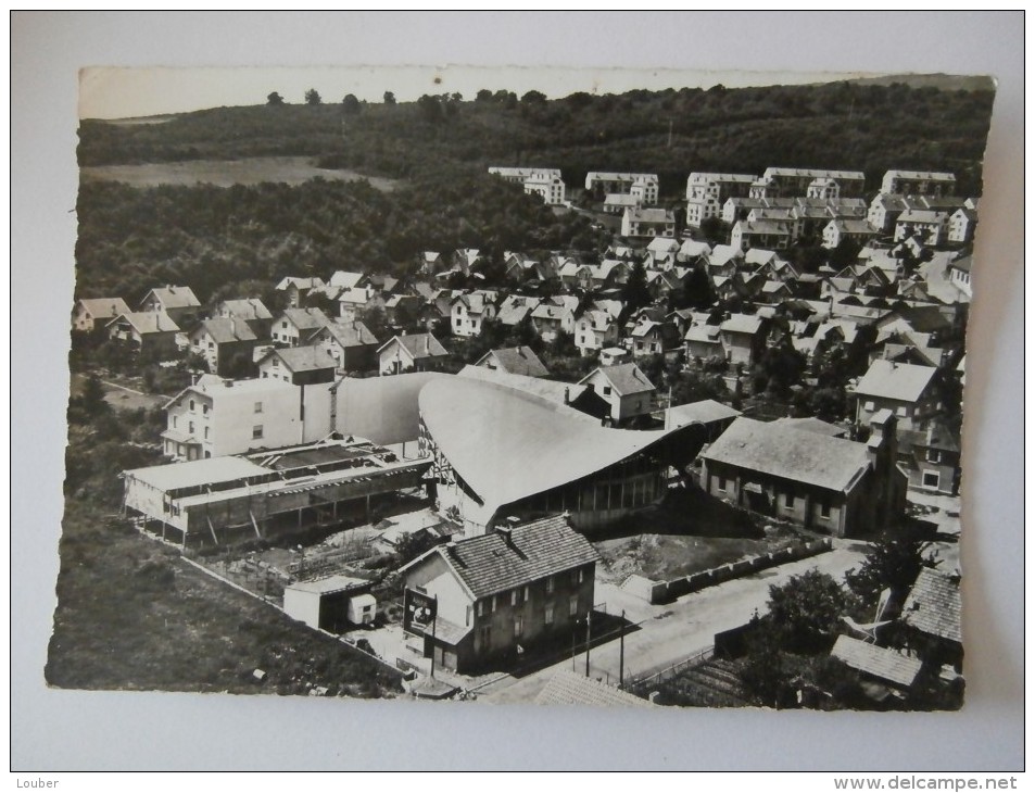 CPSM 90 En Avion Au Dessus De.. BELFORT Eglise STE THERESE Etat Des Tyravaux Juillet 1963 - Belfort - Ville