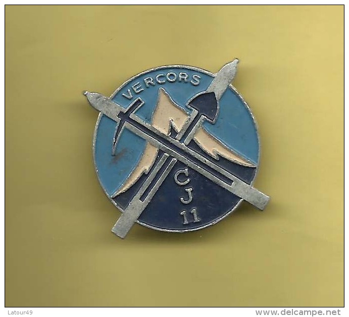 WW2  INSIGNE      VERCORS  C J 11 TRES BON ETAT - Armée De Terre