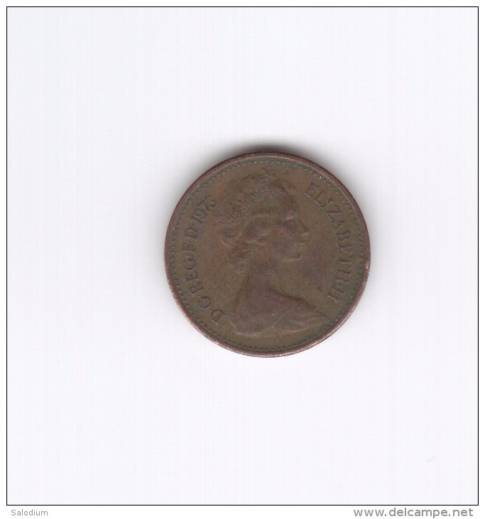 1/2 Penny 1973 (Id-082) - 1/2 Penny & 1/2 New Penny