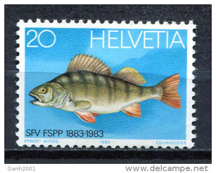 Switzerland 1983 Suiza / Fish MNH Peces Fisch / Jc20  34 - Peces