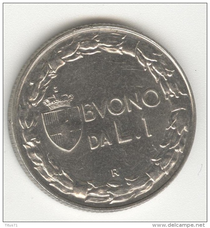 Bon Pour Une 1 Lire / Bueno Da 1 Lira - Italie / Italy - 1922 TTB+ - 1900-1946 : Victor Emmanuel III & Umberto II