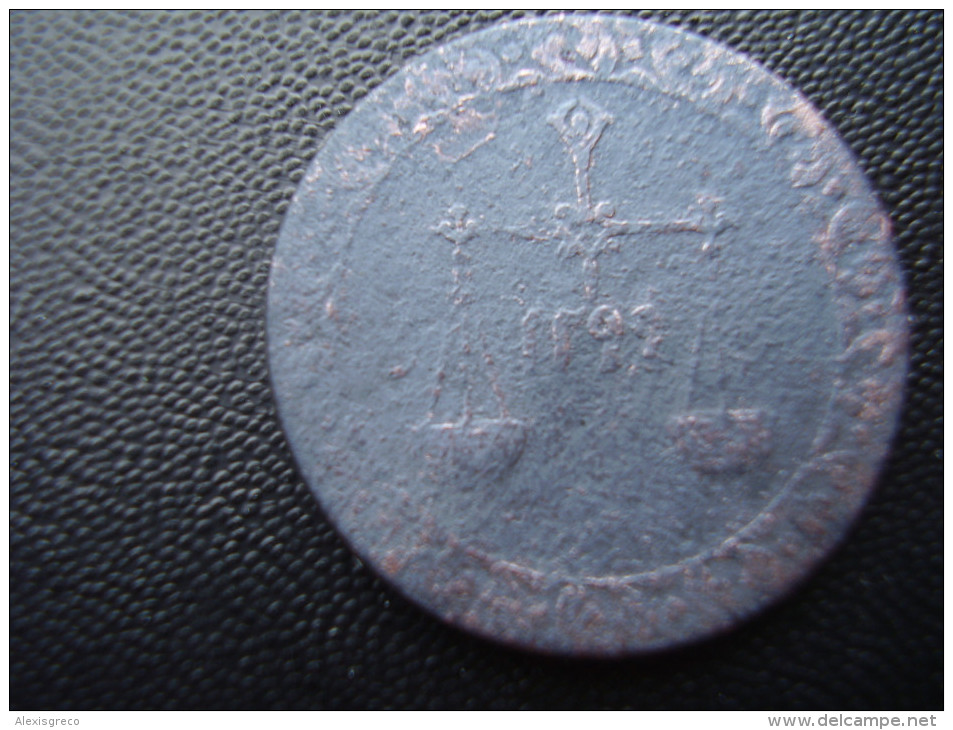 ZANZIBAR SULTANATE AH 1299 ONE PYSA COPPER COIN USED. - Sin Clasificación