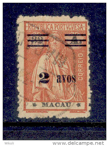 ! ! Macau - 1931 Ceres OVP 2 A  - Af. 261 - Used - Oblitérés