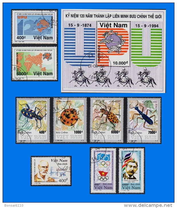 VN 1994-0001, Complete Year Set, CTO/MNH (9 Scans)