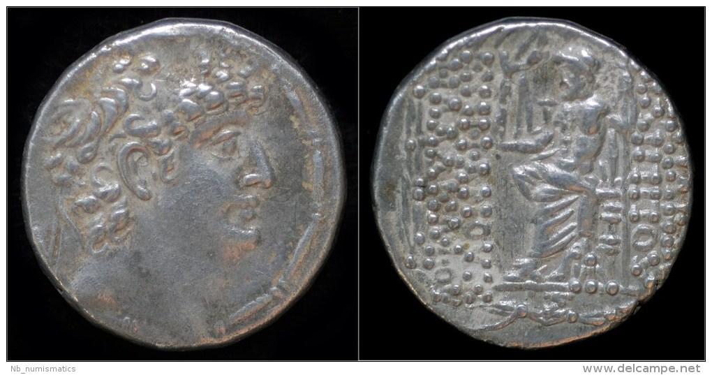 Seleucid Kingdom Philip Philadelphos AR Tetradrachm - Greek