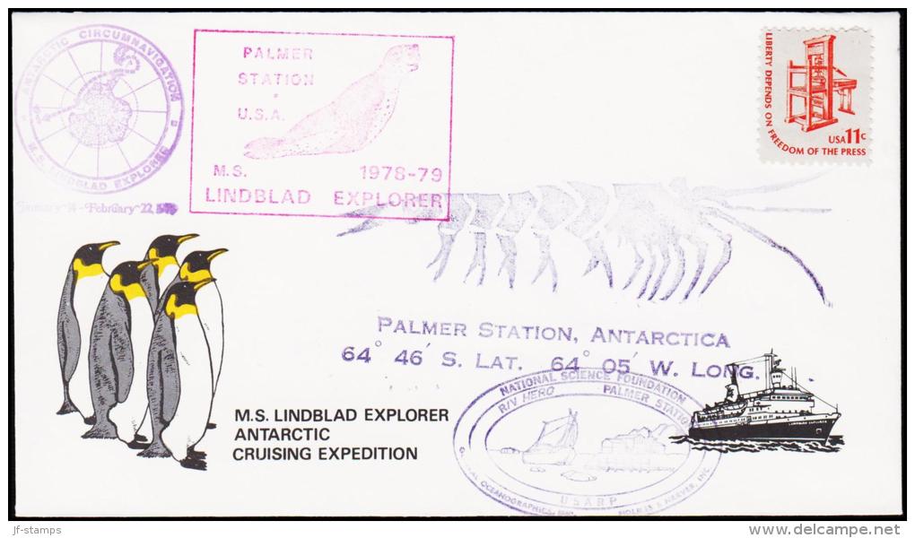 1979. PALMER STATION USA. 1978-79 M. S. LINDBLAD EXPLORER.  (Michel: ) - JF176002 - Andere & Zonder Classificatie