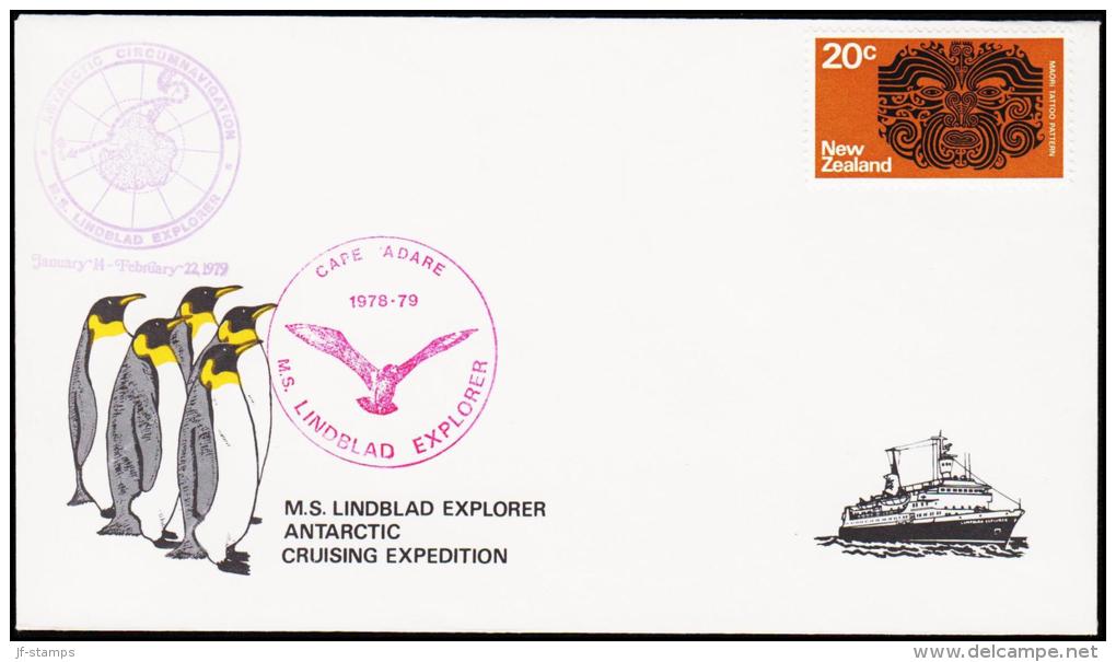 1979. CAPE ADARE. 1978-79 M. S. LINDBLAD EXPLORER. NEW ZEALAND 20 C. (Michel: ) - JF176012 - Altri & Non Classificati