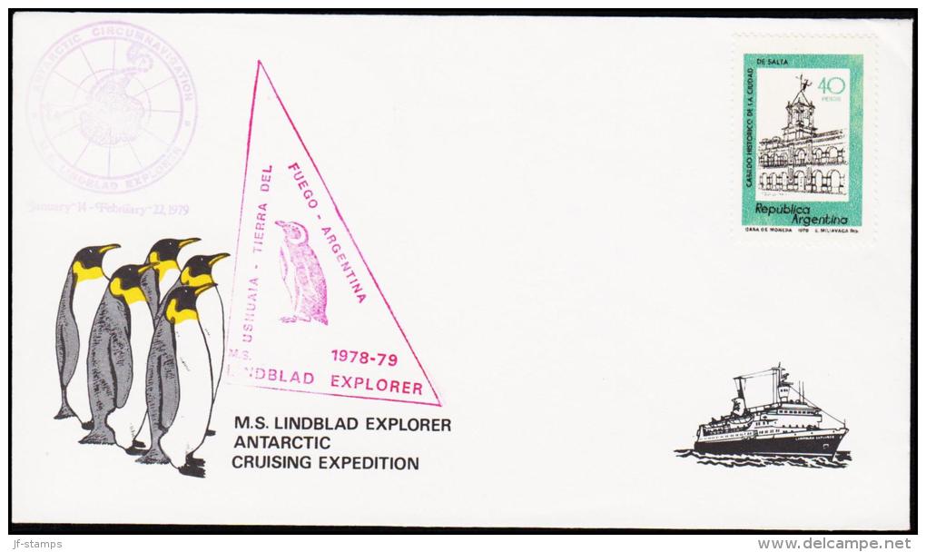 1979. USHUAIA TIERRA DEL FUEGO - ARGENTINA. 1978-79 M. S. LINDBLAD EXPLORER.  (Michel: ) - JF176006 - Other & Unclassified