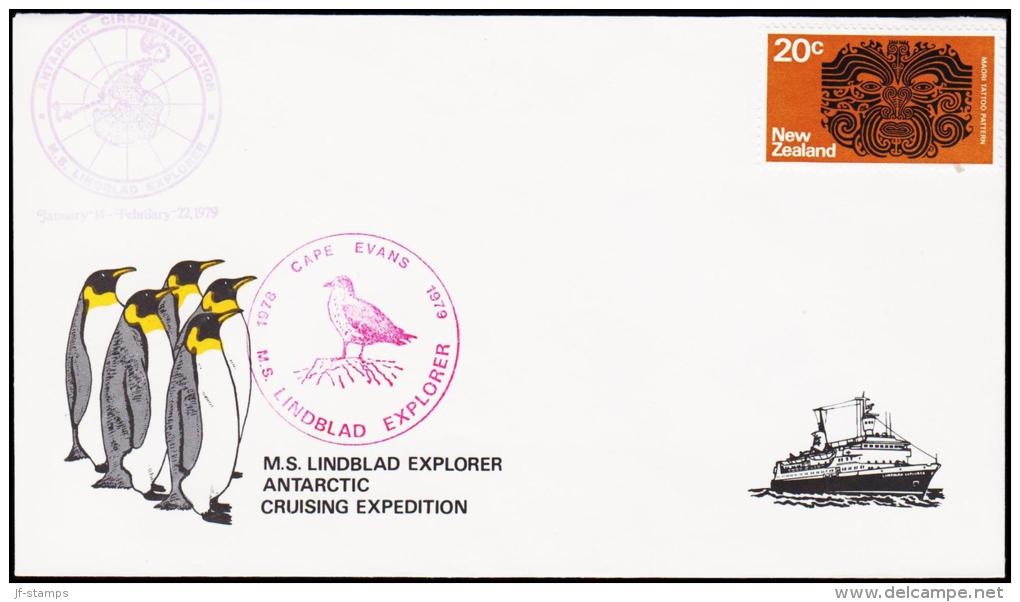 1979. CAPE EVANS. 1978-79 M. S. LINDBLAD EXPLORER. NEW ZEALAND 20 C. (Michel: ) - JF176013 - Other & Unclassified