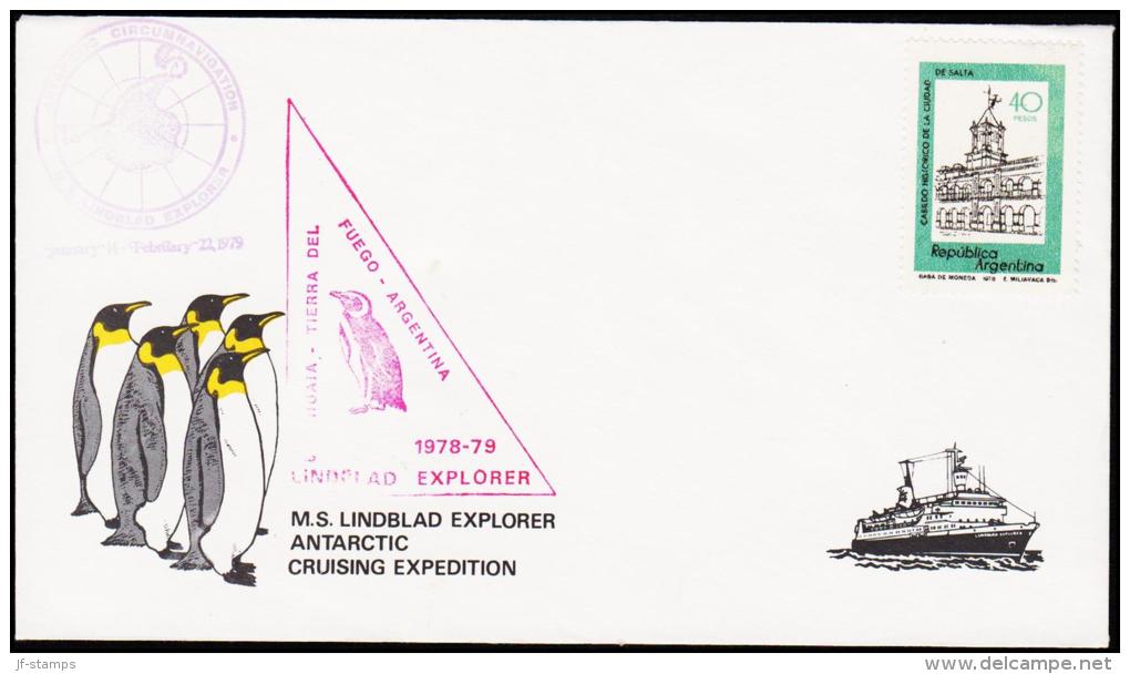 1979. USHUAIA TIERRA DEL FUEGO - ARGENTINA. 1978-79 M. S. LINDBLAD EXPLORER.  (Michel: ) - JF176007 - Andere & Zonder Classificatie