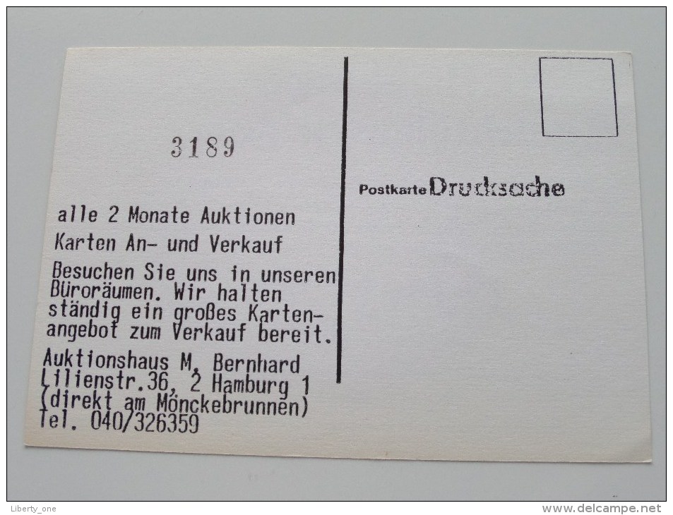 20. Hamburger Ansichtskarten Börse - Anno 12 Mai 1985 (N° 3189 ) - ( Zie/voir Foto Voor Details ) !! - Bourses & Salons De Collections