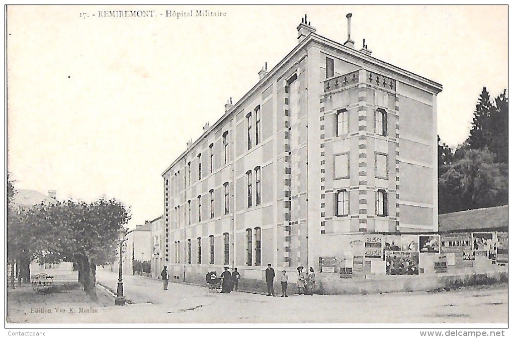 REMIREMONT     ( 88 )  -  Hôpital  Militaire - Remiremont