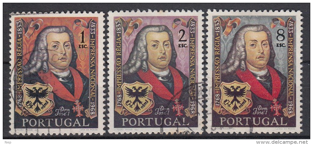 PORTUGAL - Michel - 1969 - Nr 1073/75 - Gest/Obl/Us - Oblitérés