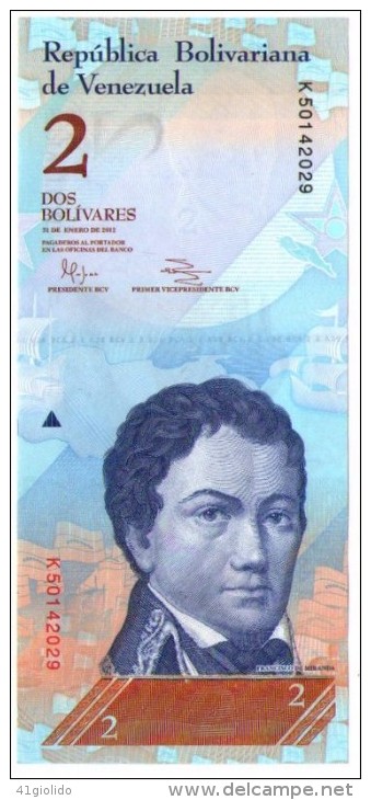 Venezuela 2 Bolivares 2012 - Venezuela