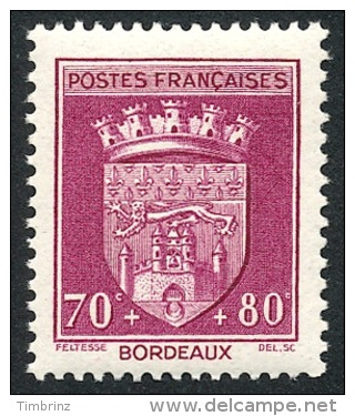 FRANCE 1941 - Yv. 529 **   Cote= 3,00 EUR - Armoiries : Bordeaux ..Réf.FRA27421 - Unused Stamps