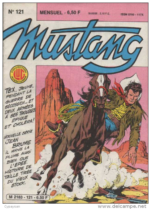 MUSTANG N° 121 BE LUG 04-1986 - Mustang