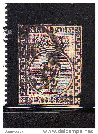 Parma 1852 Arms 15c Used - Parma