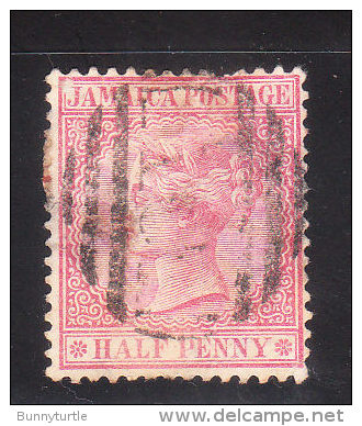 Jamaica 1872 Queen Victoria 1/2p Used - Jamaica (...-1961)