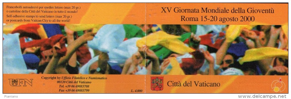 PIA . VAT - 2000 : 15° Giornata Mondiale Della Gioventù : Carnet - Booklet - (SAS L  7) - Libretti
