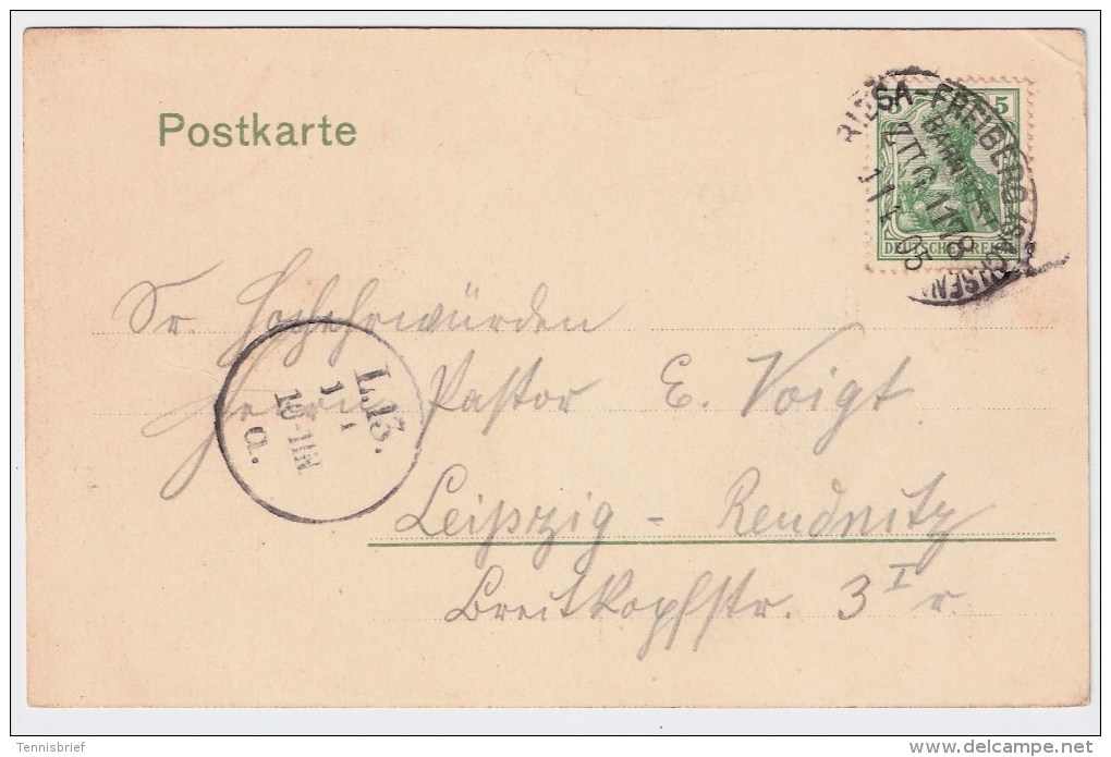 1905, " Gruss Aus Lommatzsch "   #2318 - Lommatzsch