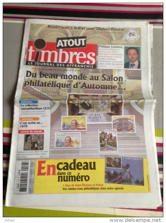 Atout Timbres N°176, Octobre 2012 - Français (àpd. 1941)