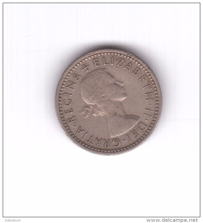 6 Pence 1957 (Id-544) - H. 6 Pence