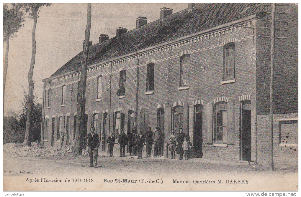 62 - BAC SAINT MAUR / MAISONS OUVRIERES M. BARBRY - Other & Unclassified