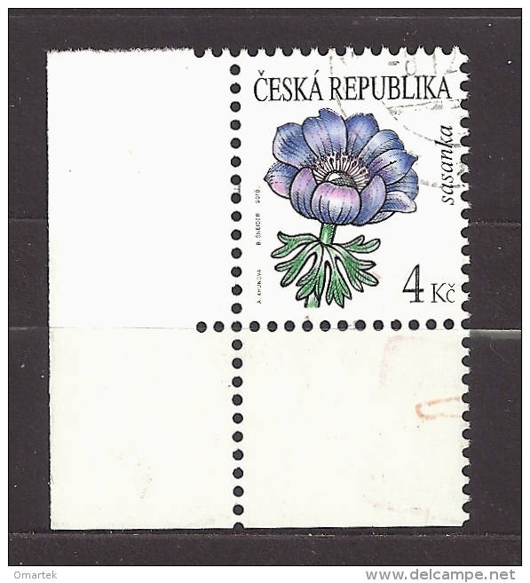 Czech Republic 2010 ⊙ Mi 651 Sc 3467 Flowers: Anemone. Tschechische Republik. C.2 - Used Stamps