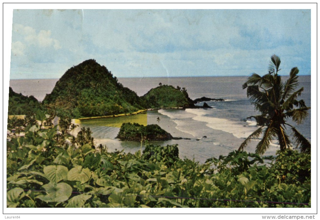 (696) Very Old Postcard - Carte Ancienne - American Samoa Coastal Scene - Samoa Américaine