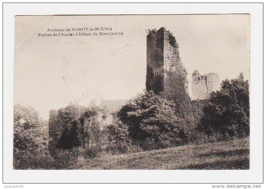 Environs De Noroy-le-Bourg.70.Haute-Saône.Ruines De L'Ancien Château De Montjustin.1912 - Autres & Non Classés