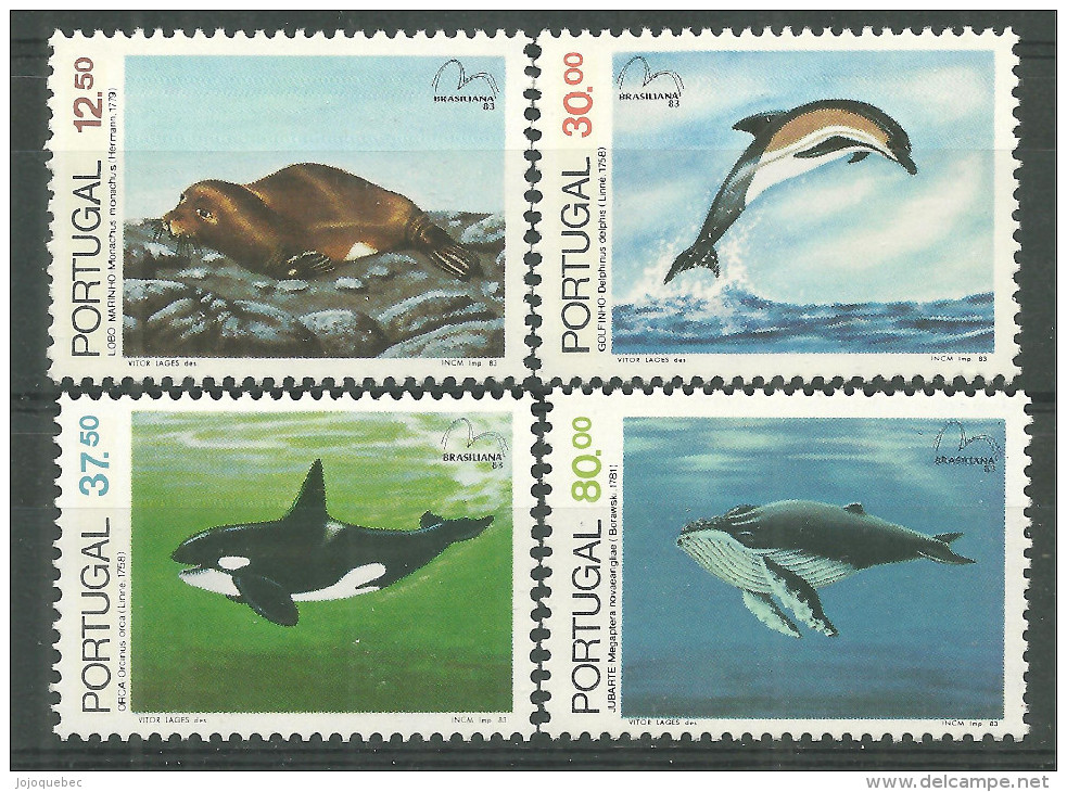 Portugal Neufs Sans Charniére, MINT NEVER HINGED, BRASILIANA 83, INTERNATIONAL STAMP EXHIBITION RIO DE JANEIRO MARINE M - Neufs